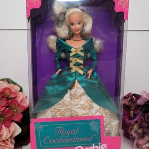 Vintage 1995 Limited Edition Evening Elegance Series Royal Enchanted Barbie